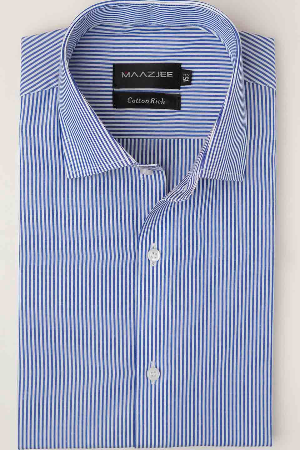 FORMAL SHIRTS BLUE/WHITE MSTF24-5