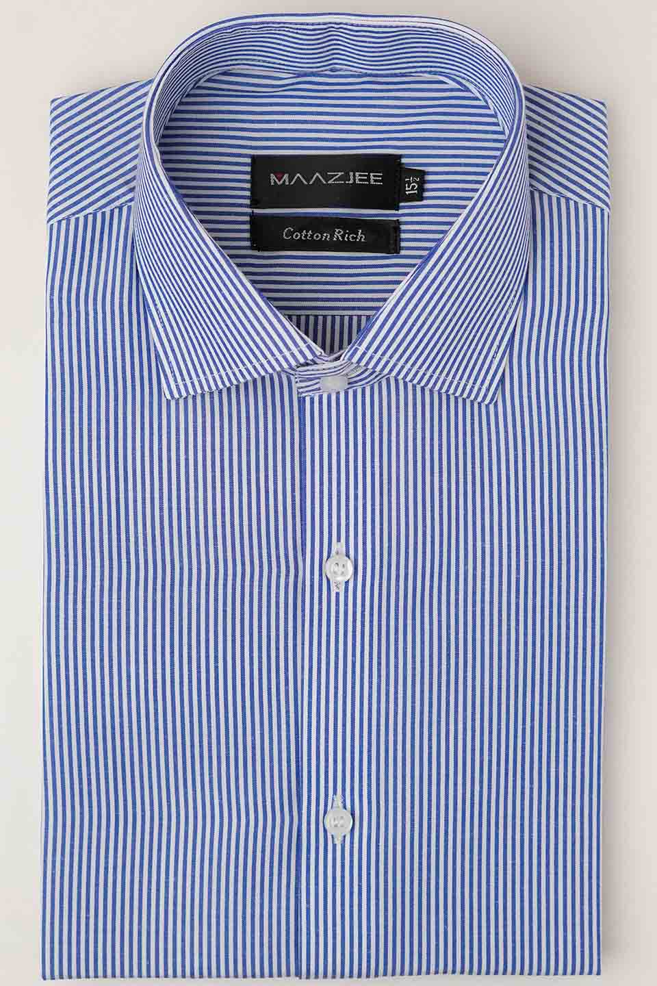 FORMAL SHIRTS BLUE/WHITE MSTF24-5