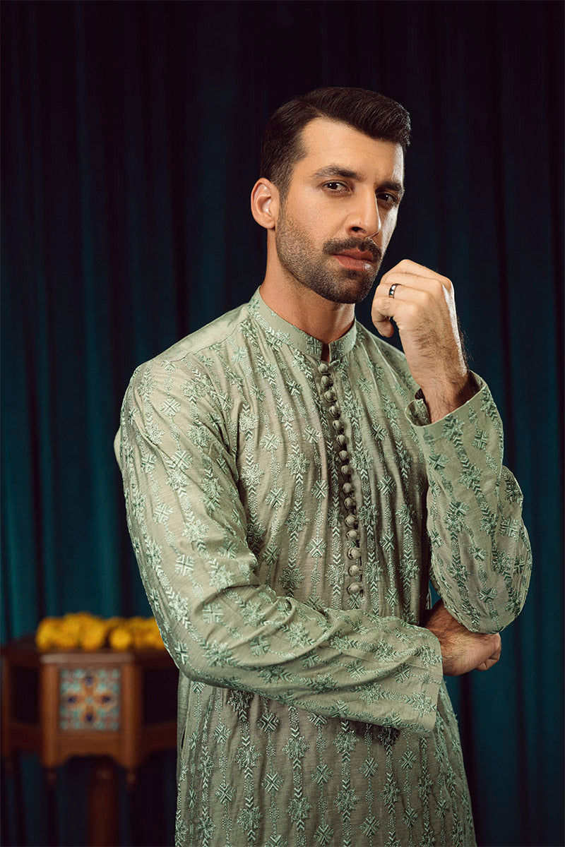 FANCY KURTA PYJAMA PISTA 25014